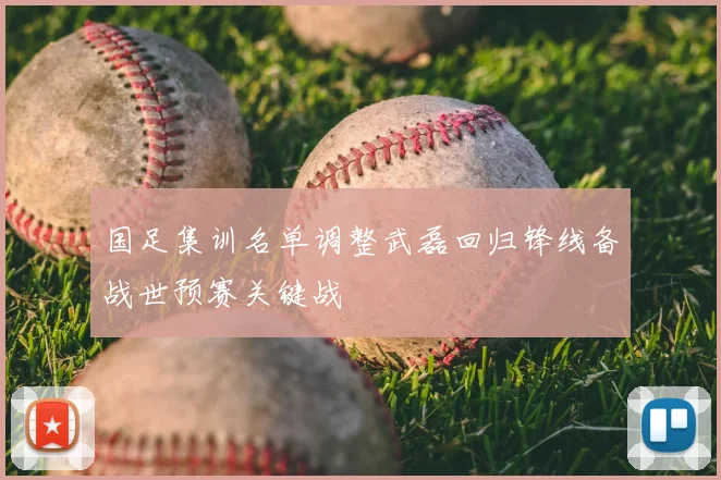 国足集训名单调整武磊回归锋线备战世预赛关键战
