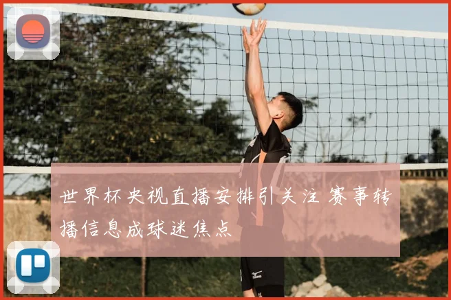 世界杯央视直播安排引关注 赛事转播信息成球迷焦点